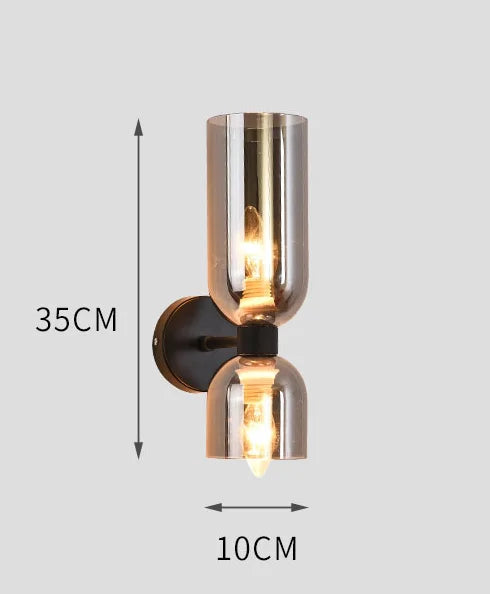 Applique murale nordique moderne en verre - Luminance Scandinave