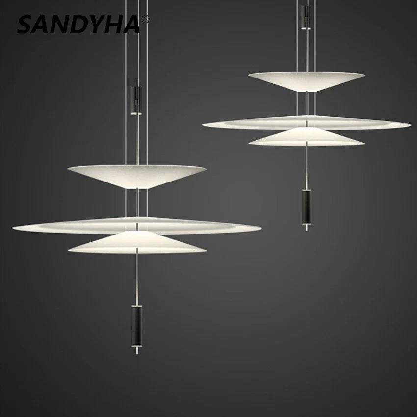 Sandyha Lustre Style Soucoupe Volante LED Moderne pour Décoration Intérieure