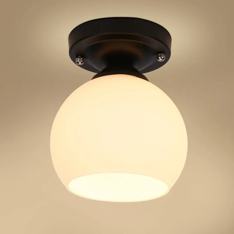 Lustre Sphérique en Verre Moderne