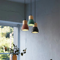 Macaron Cement - Suspension Lumières Vintage pour Restaurant