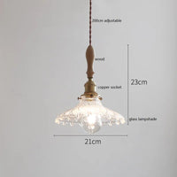 Suspension LED Cuivre et Bois : Décoration Intérieure Moderne