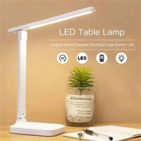 Lampe de Table pliable Led avec 3 types d'éclairage réglables en continu