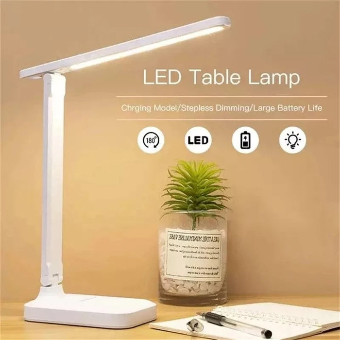 Lampe de Table pliable Led avec 3 types d'éclairage réglables en continu