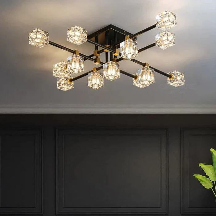 Plafonnier LED Crystal Luxe