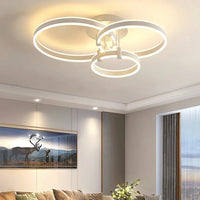 Plafonnier LED intelligent nordique pour une décoration de maison moderne.