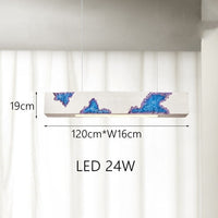 Lustre moderne rectangulaire - Couleur Hazel