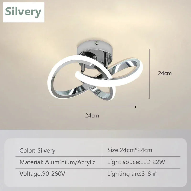 Lustre LED Moderne pour Éclairage d'Entrées et Couloirs