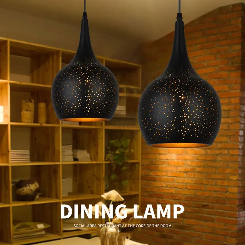 Suspension LED Industrielle Rétro Art Décoratif