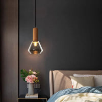 Suspension LED en cuivre au design nordique de luxe