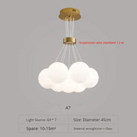 Lustre Nordique Lune Planète Design LED Décoration Maison
