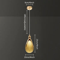 Suspension LED en cristal Nordic Design - Parfaite pour embellir votre intérieur
