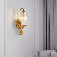 Applique murale en cristal de luxe et lumière