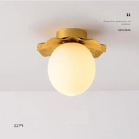 Plafonnier Lotus : Style Nordique Moderne