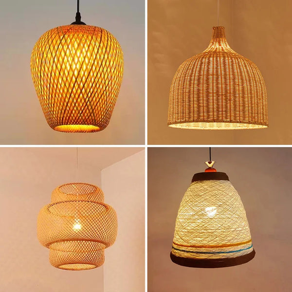 Lustre Bambou et Rotin pour une Déco Authentique