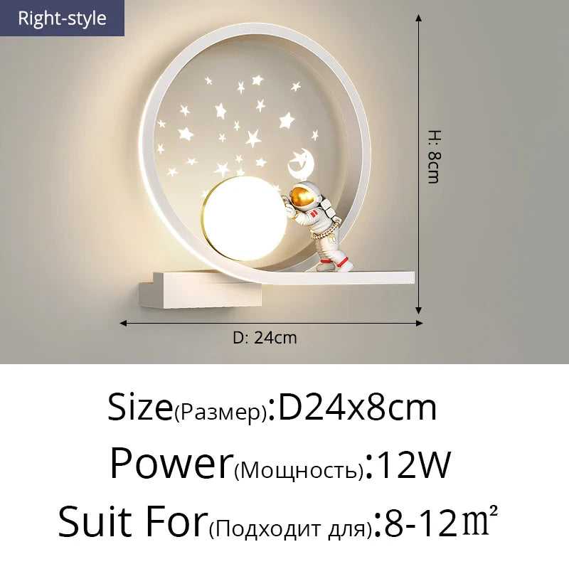 Applique murale premium "Cosmic Glow" pour salon modernes et luxueux
