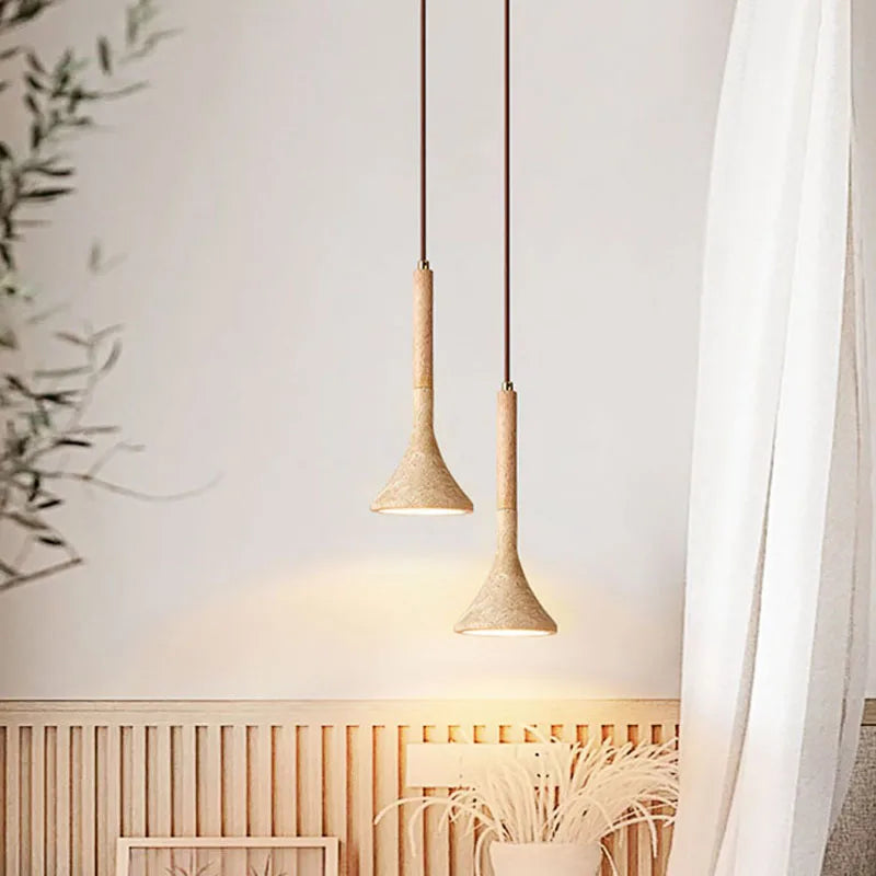 Suspension LED Nordic Marble Wabi-Sabi