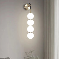 Suspension LED Nordica en verre gris fumé