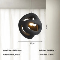Luminaires Suspension LED Style Nordique Wabi Sabi