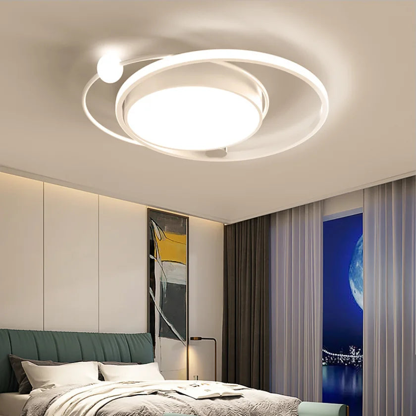 Moderne Led Lustres Nordique Intérieur Maison Or