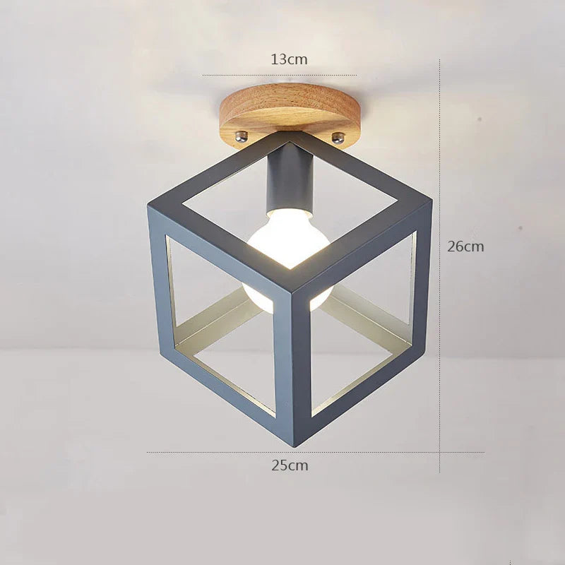 Plafonnier Nordic Wood - Luminaire Créatif pour une Décoration Moderne
