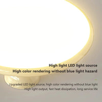 Plafonnier LED nordique crème avec design soucoupe volante
