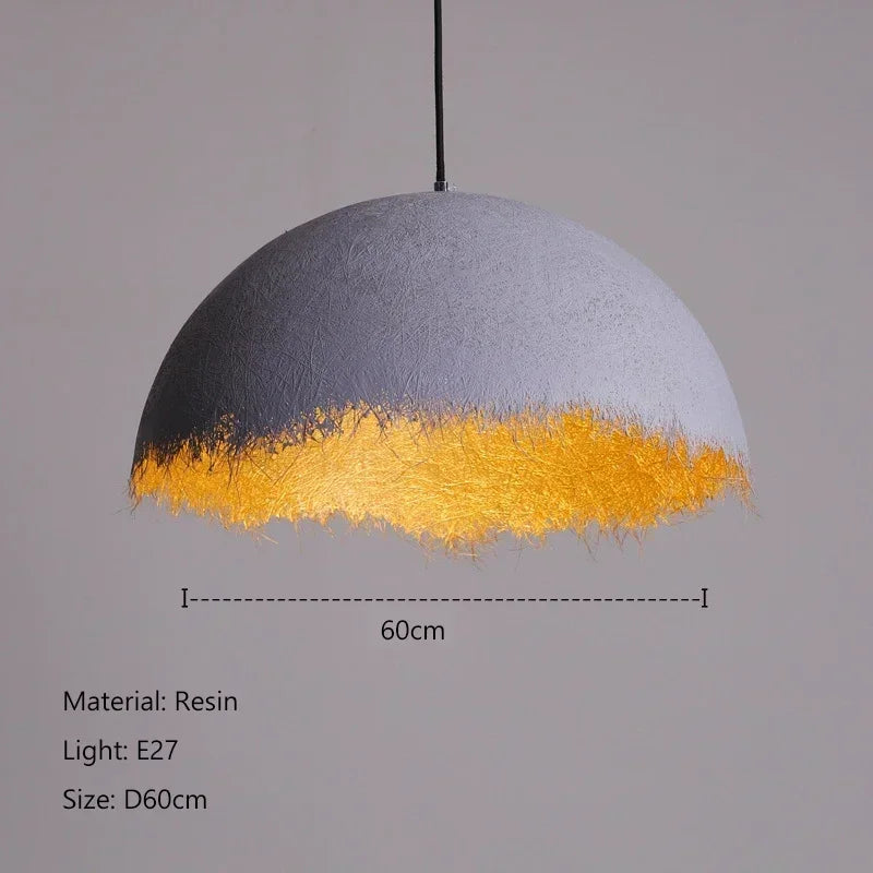 Lustre LED Créatif "Demi-Mois" - Design Italien pour Éclairage Intérieur