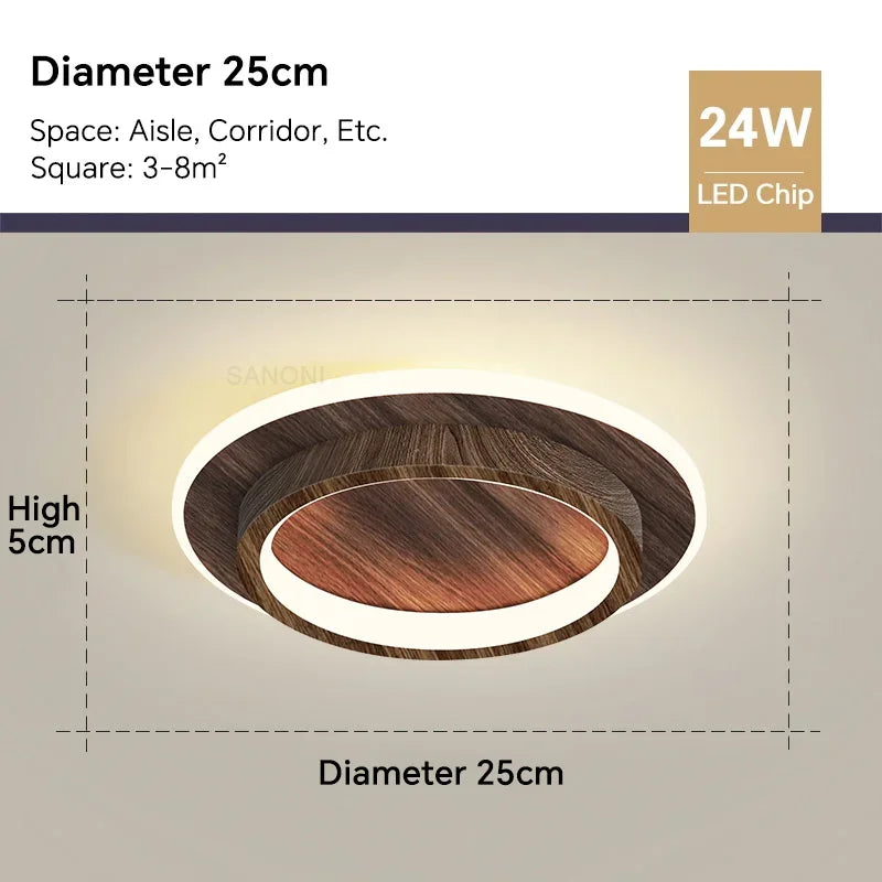 Lustre LED Moderne Pour Allée, Escaliers et Chambre
