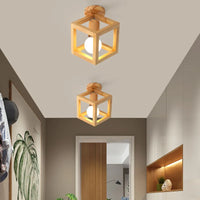 Plafonnier nordique en bois - Illuminaire LED