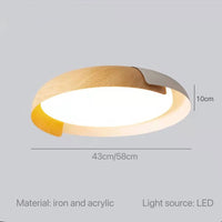 Plafonnier LED Nordic Wood Style‍.