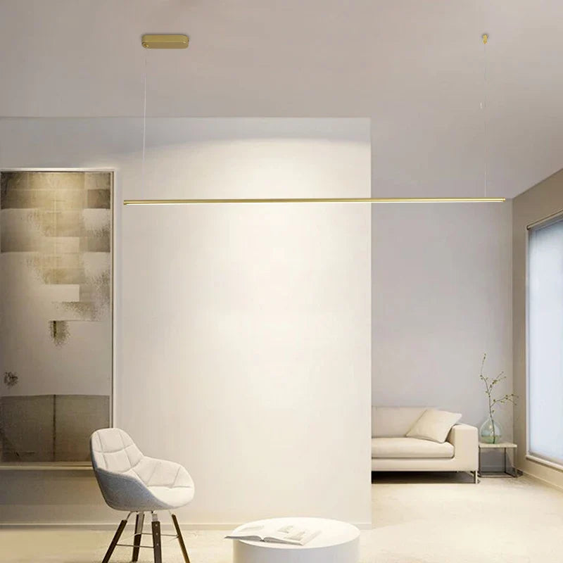 Lustre Nordique Minimaliste LED pour Restaurant et Bureau - Éclat Scandinave