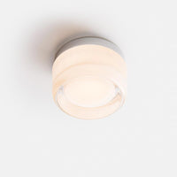 Applique murale ronde LED en verre - Style moderne