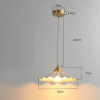 Suspension LED 30 cm Blanc: Design Japonais en Céramique