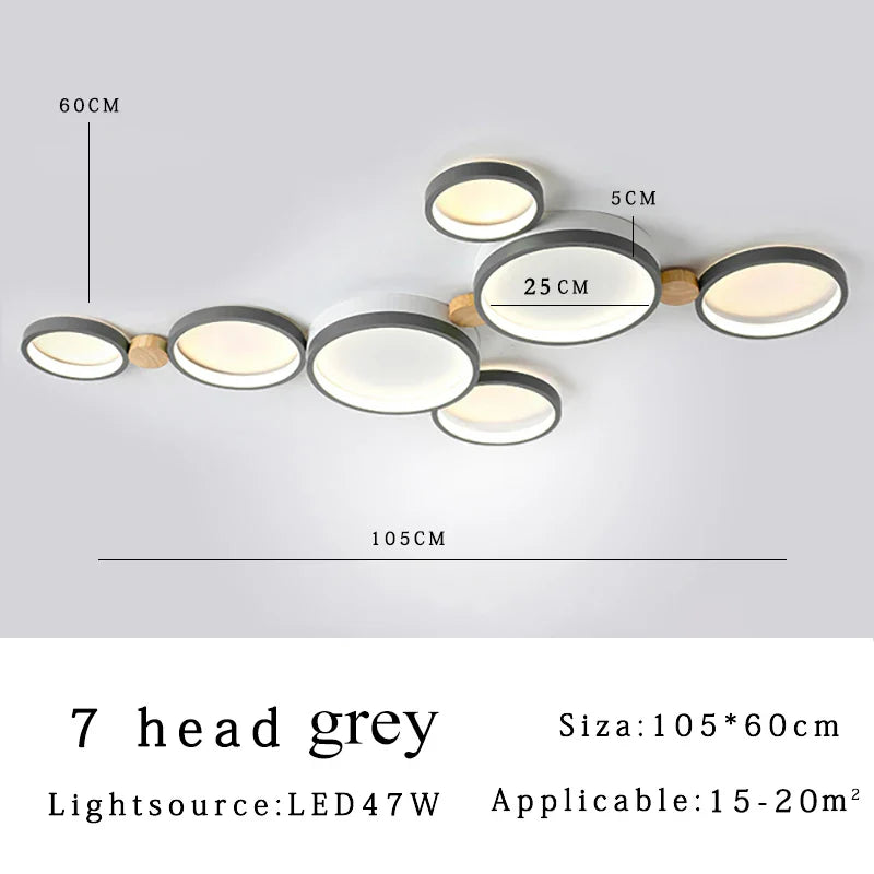 Plafonnier LED Scandinave Chic