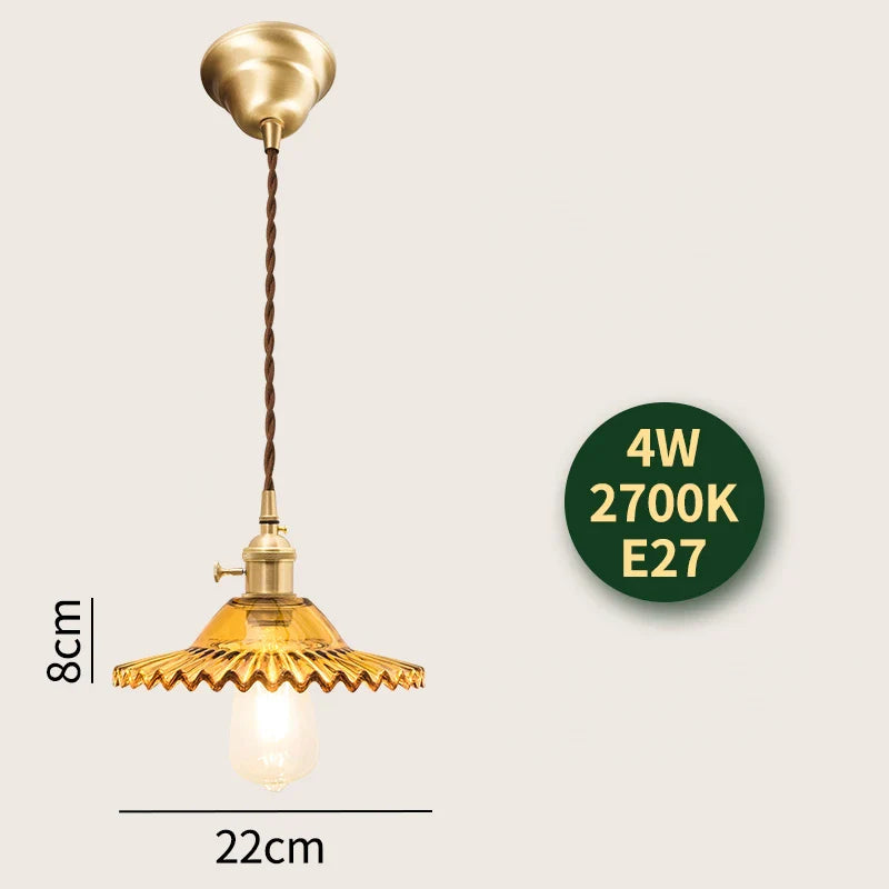 Suspension Diamond Glass LED Nordic Modern