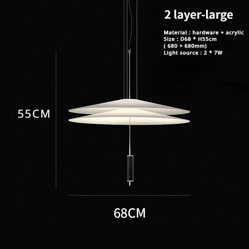Sandyha Lustre Style Soucoupe Volante LED Moderne pour Décoration Intérieure