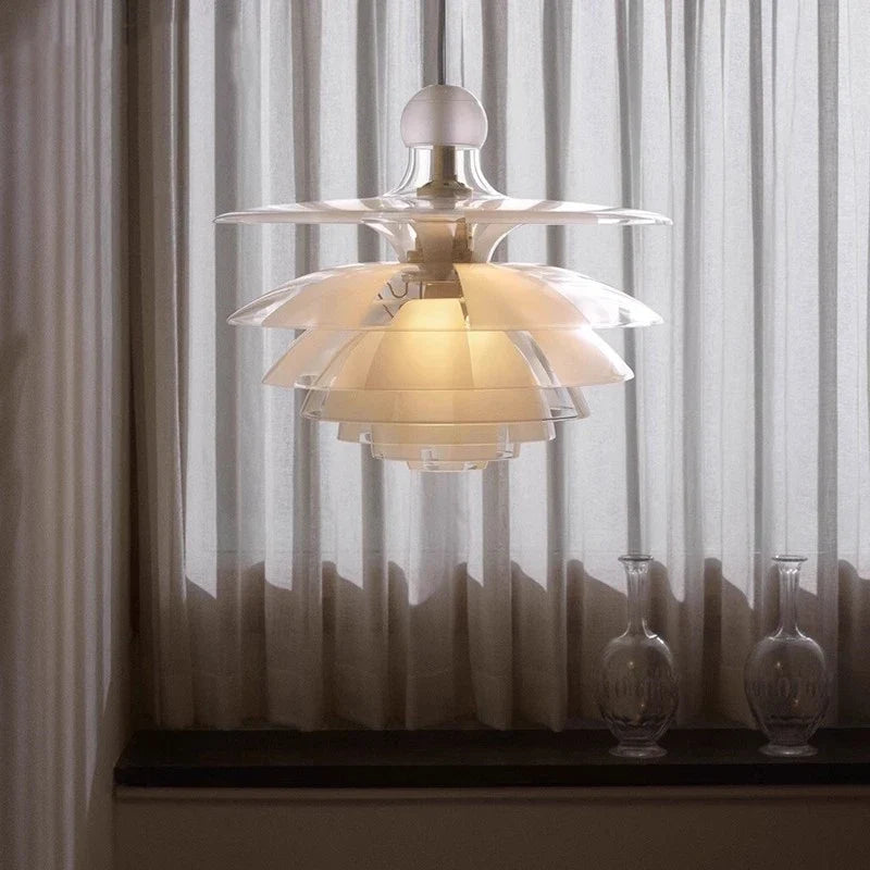 Lustre Pomme de Pin Acrylique Design Danois