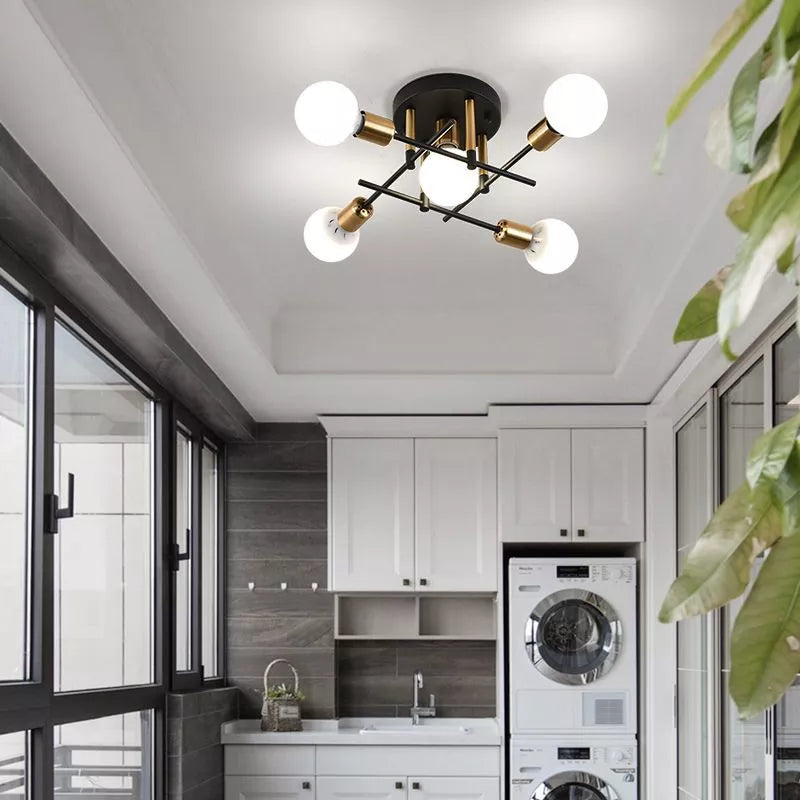 Lampe Plafonnier Nordique Multitêtes "Haricot Magique"