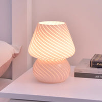 Lampe de bureau LED en verre de luxe