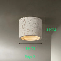Spot LED nordique Wabi-sabi en résine pour un éclairage élégant et moderne dans la maison