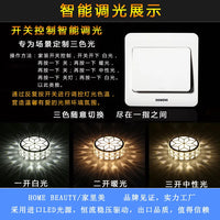 Plafonnier LED moderne en cristal pour un éclairage intérieur sophistiqué