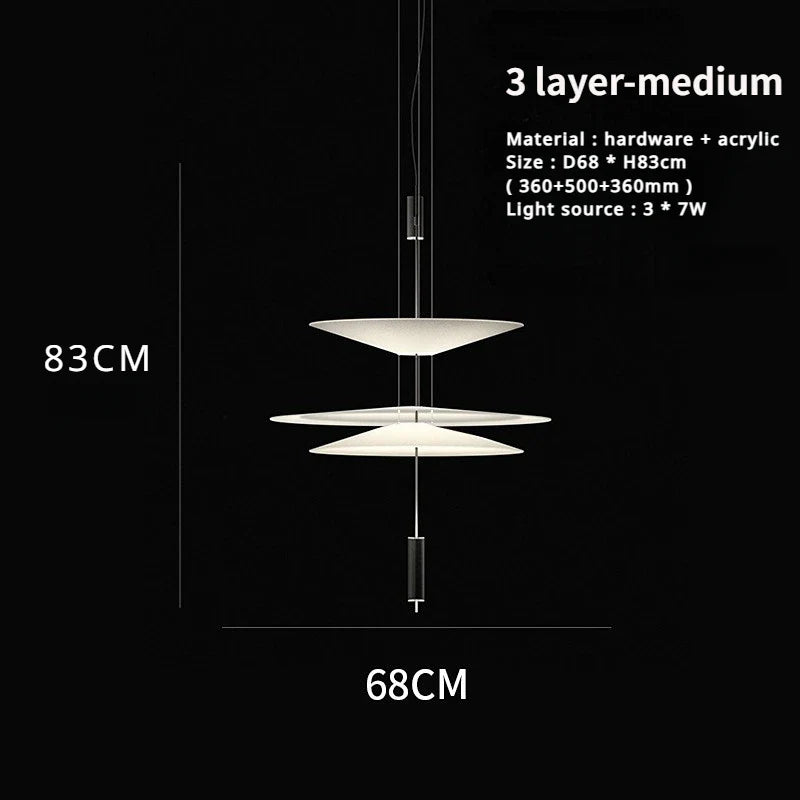 Sandyha Lustre Style Soucoupe Volante LED Moderne pour Décoration Intérieure