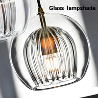 Suspension design nordique en verre - Collection Boule Moderne