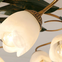 Plafonnier Floral Vintage Français