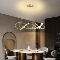 Lustre LED Moderne pour Salon et Restaurant