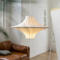 Suspensions en soie de luxe pour salon contemporain