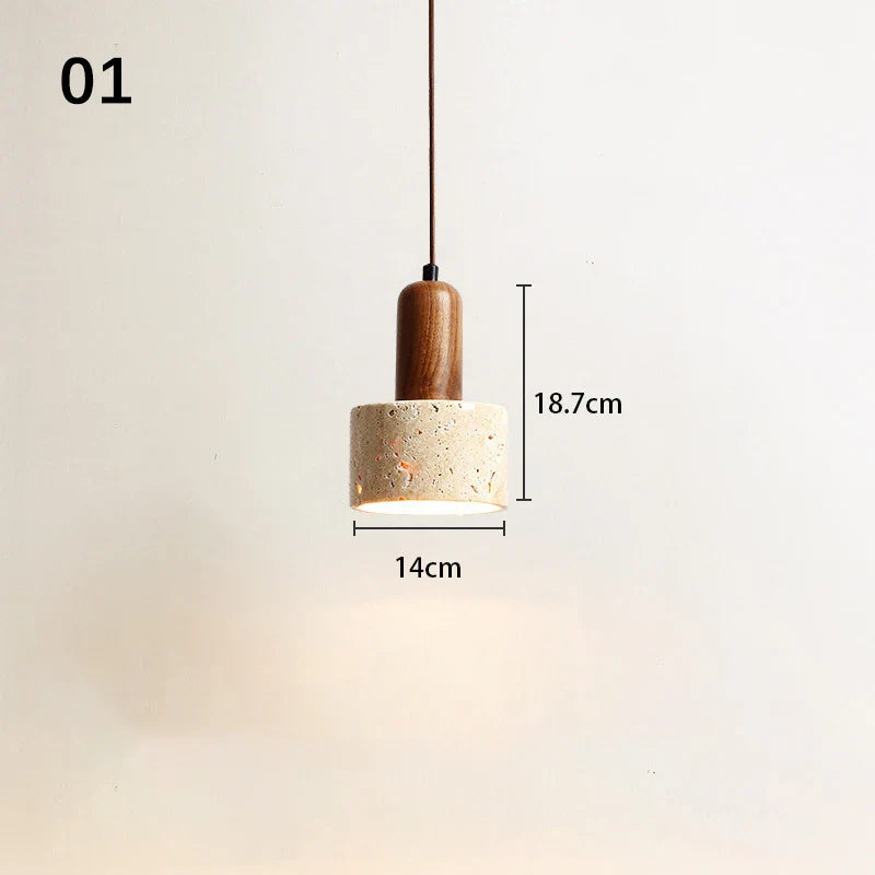 Suspension SANDYHA Rétro LED Créative - Petite Pierre Trou