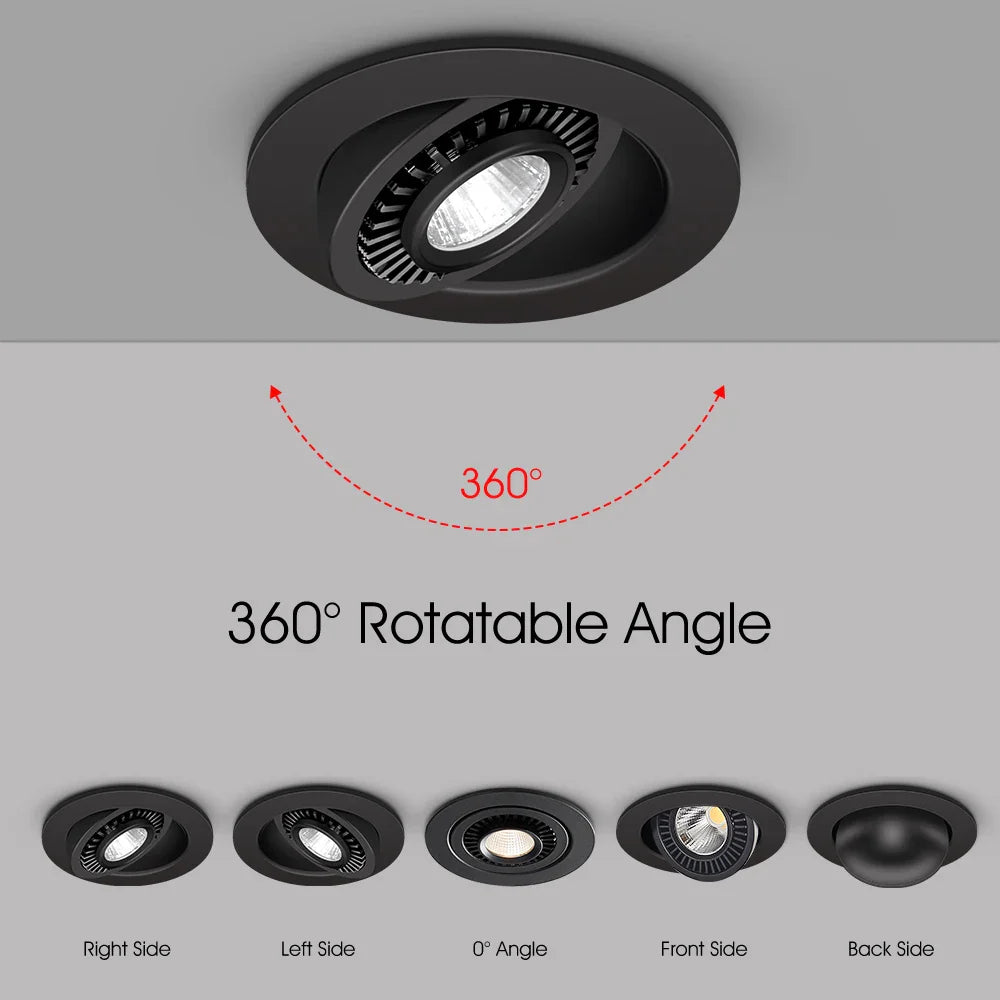 Spot lumineux LED encastrable plafond design