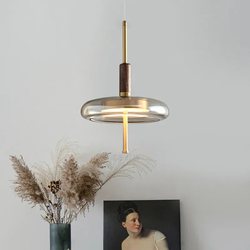 Nordique Loft : Suspension LED en verre pour une décoration moderne de la maison