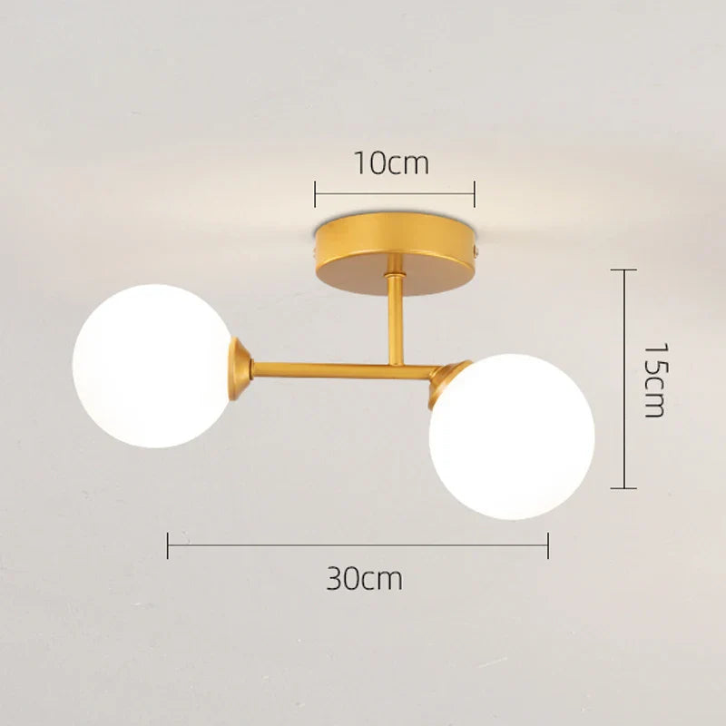 Plafonnier LED Nordique pour Décor Intérieur