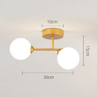 Plafonnier LED Nordique pour Décor Intérieur